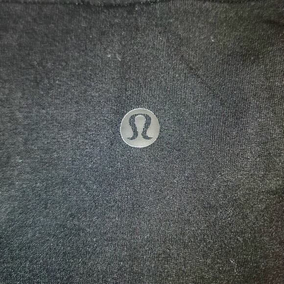 Lululemon Back In Action Wrap Women 8/10 Black Athleisure yoga gym workout comfy - Picture 4 of 8